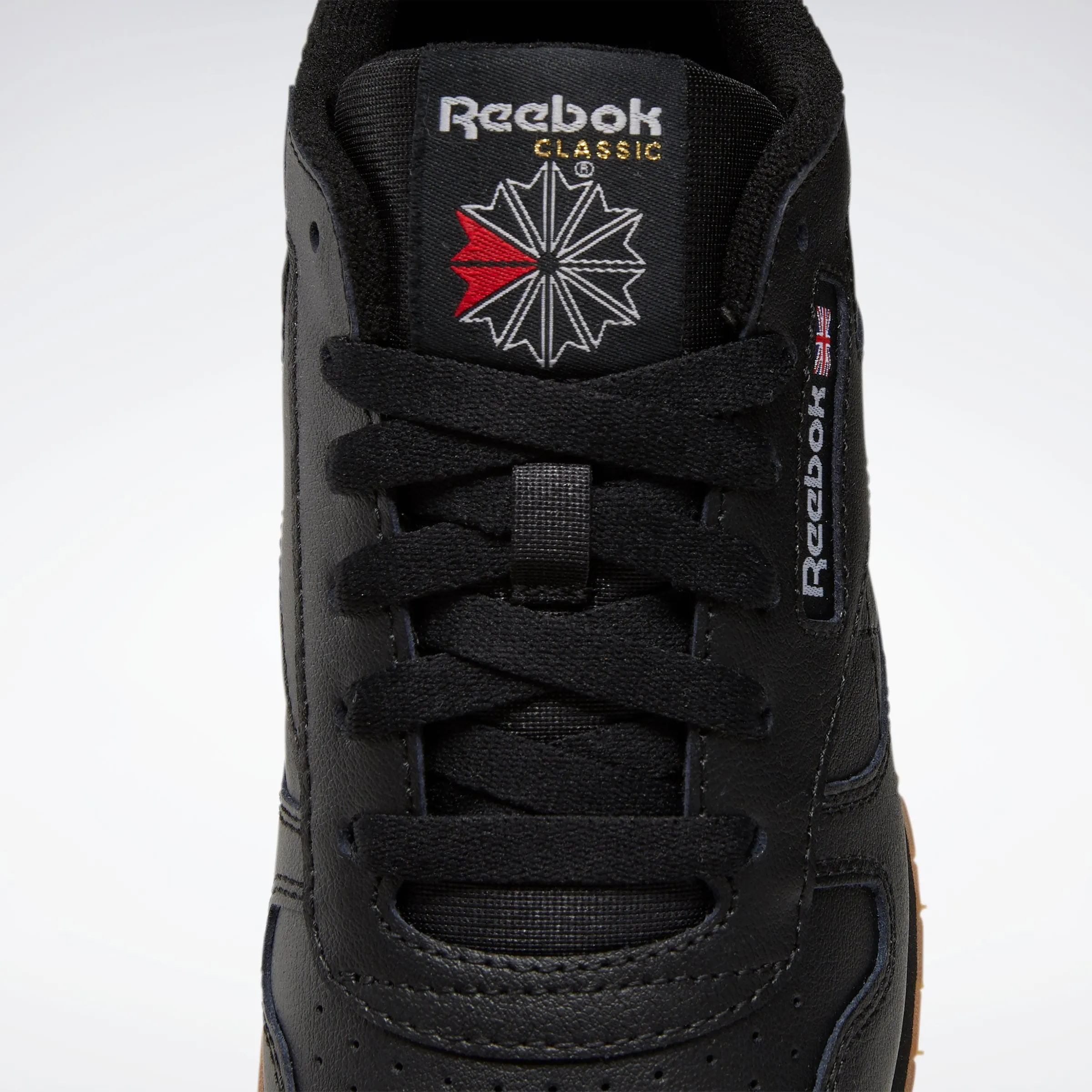 Reebok Footwear Kids Classic Leather Shoes Junior Cblack/Cblack/Rbkg02