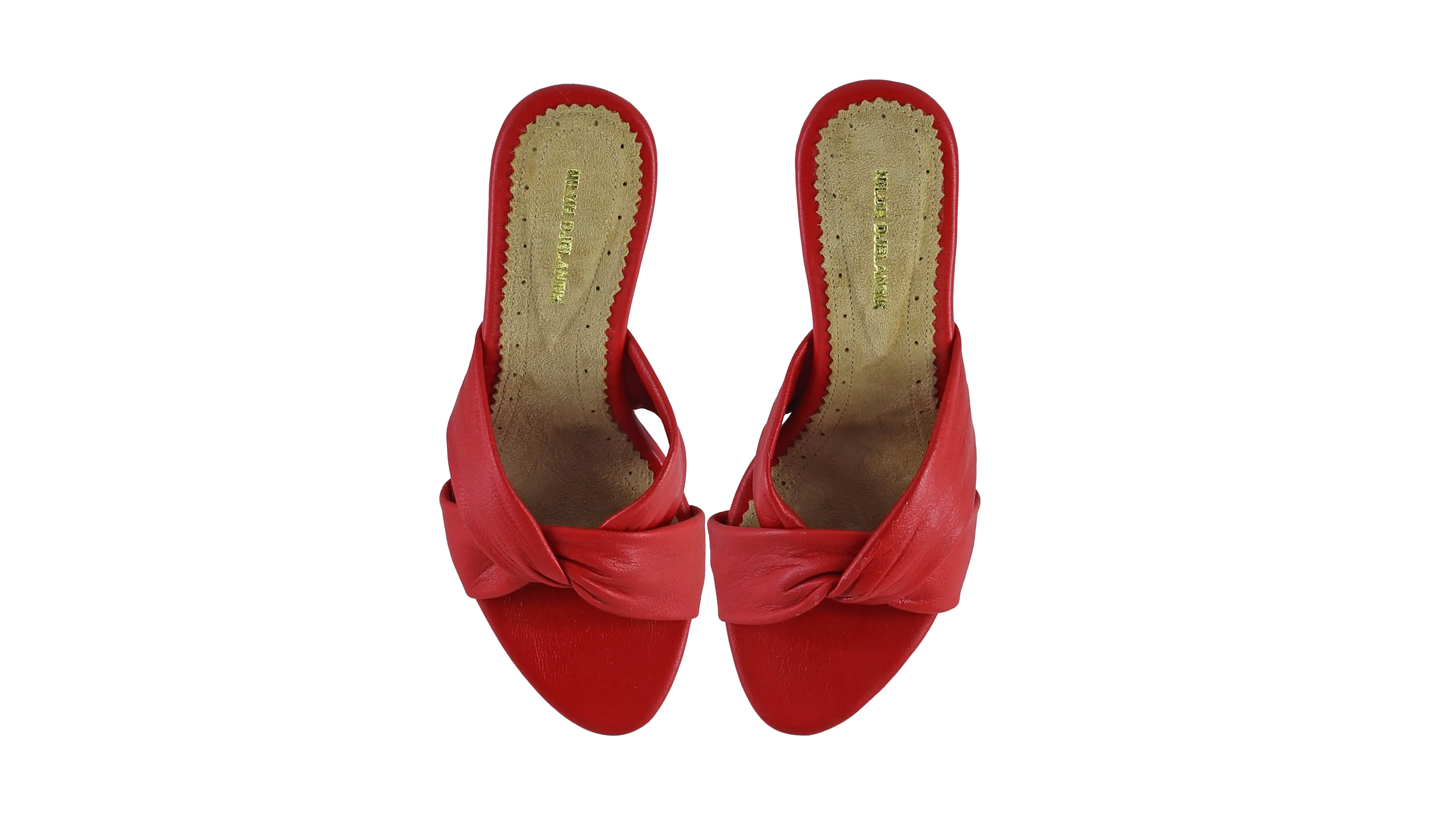 Sally 80mm Wedges - Red