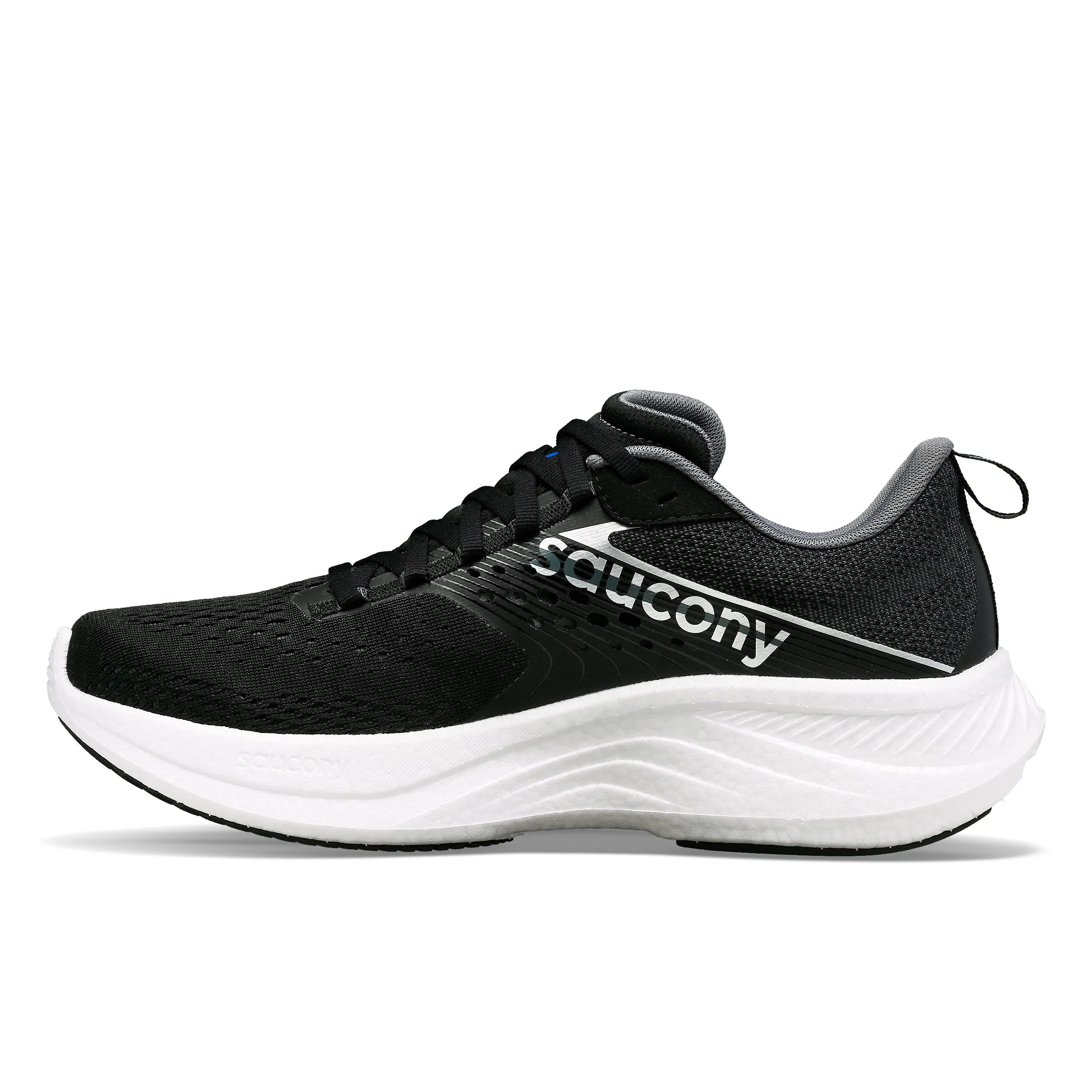 Saucony Men's Ride 17 Running Shoes Black/White