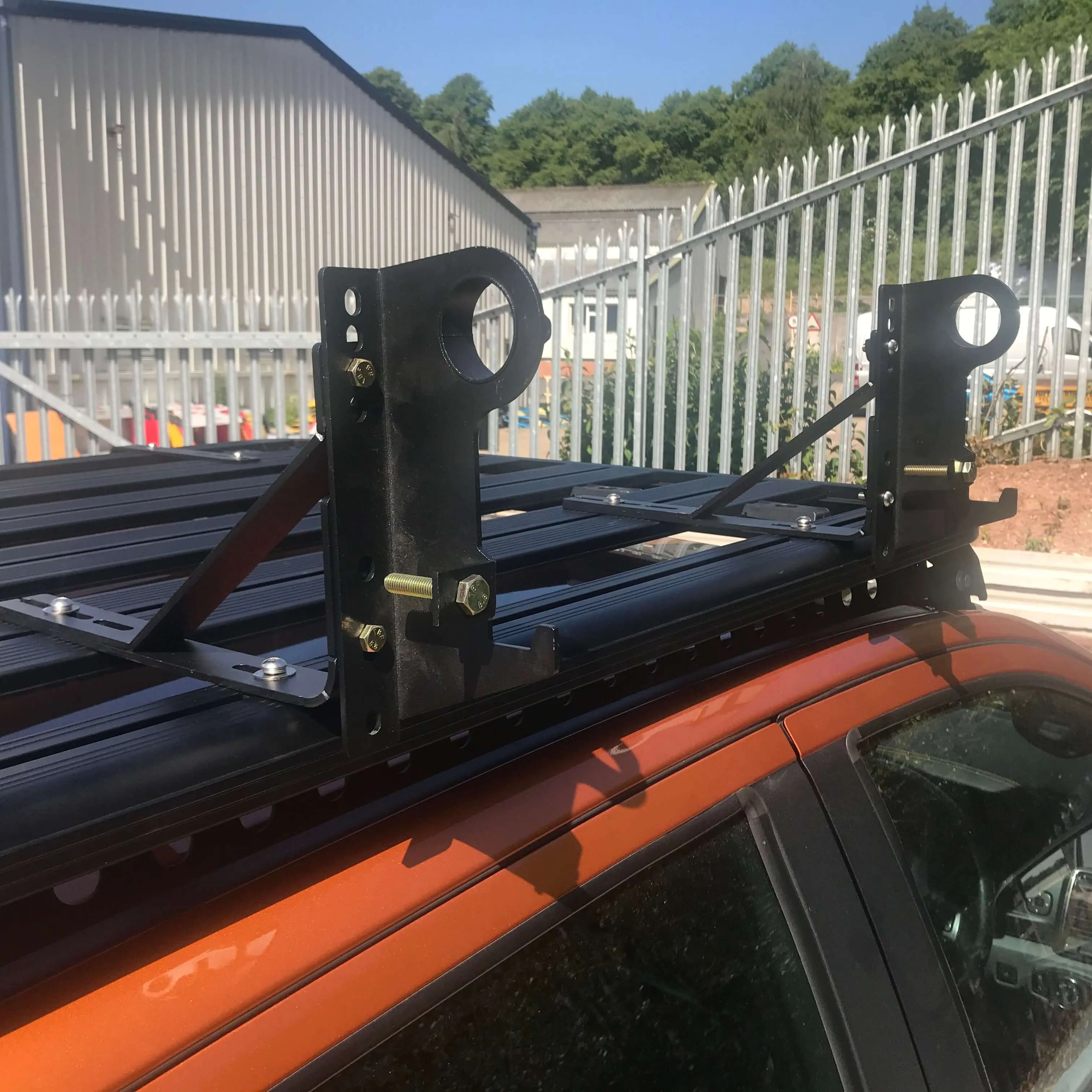 Shovel and Jack Holder Add-on for Direct4x4 AluMod Low Profile Roof Racks