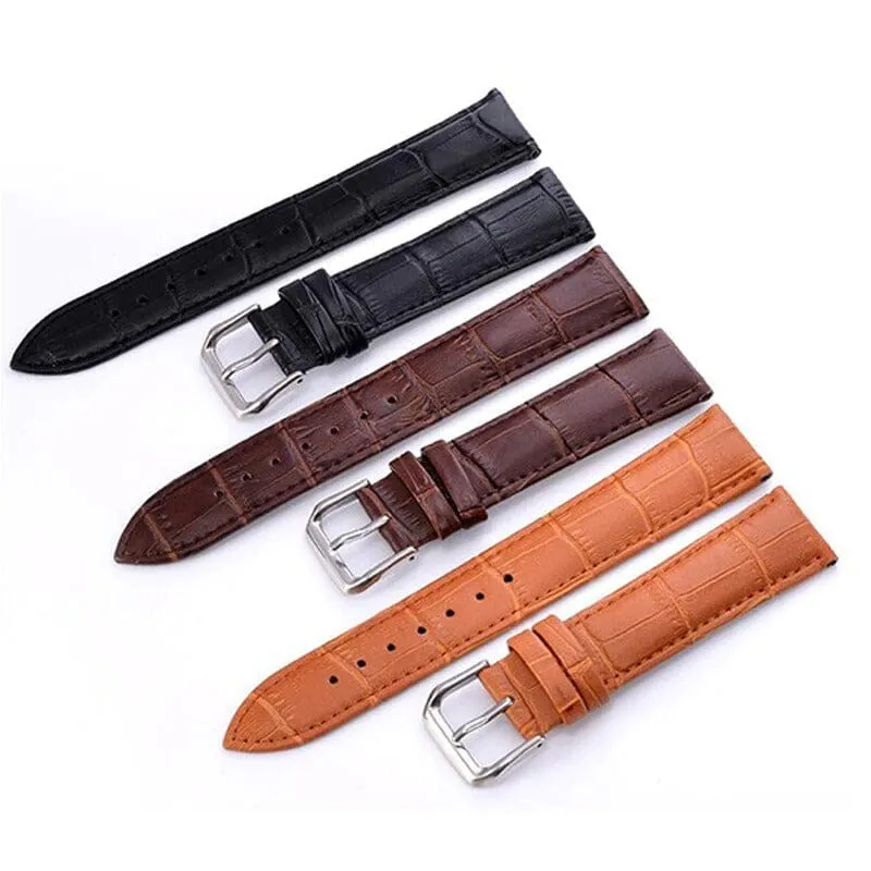 Snakeskin Leather Watch Straps Compatible with the Timex 20mm Range