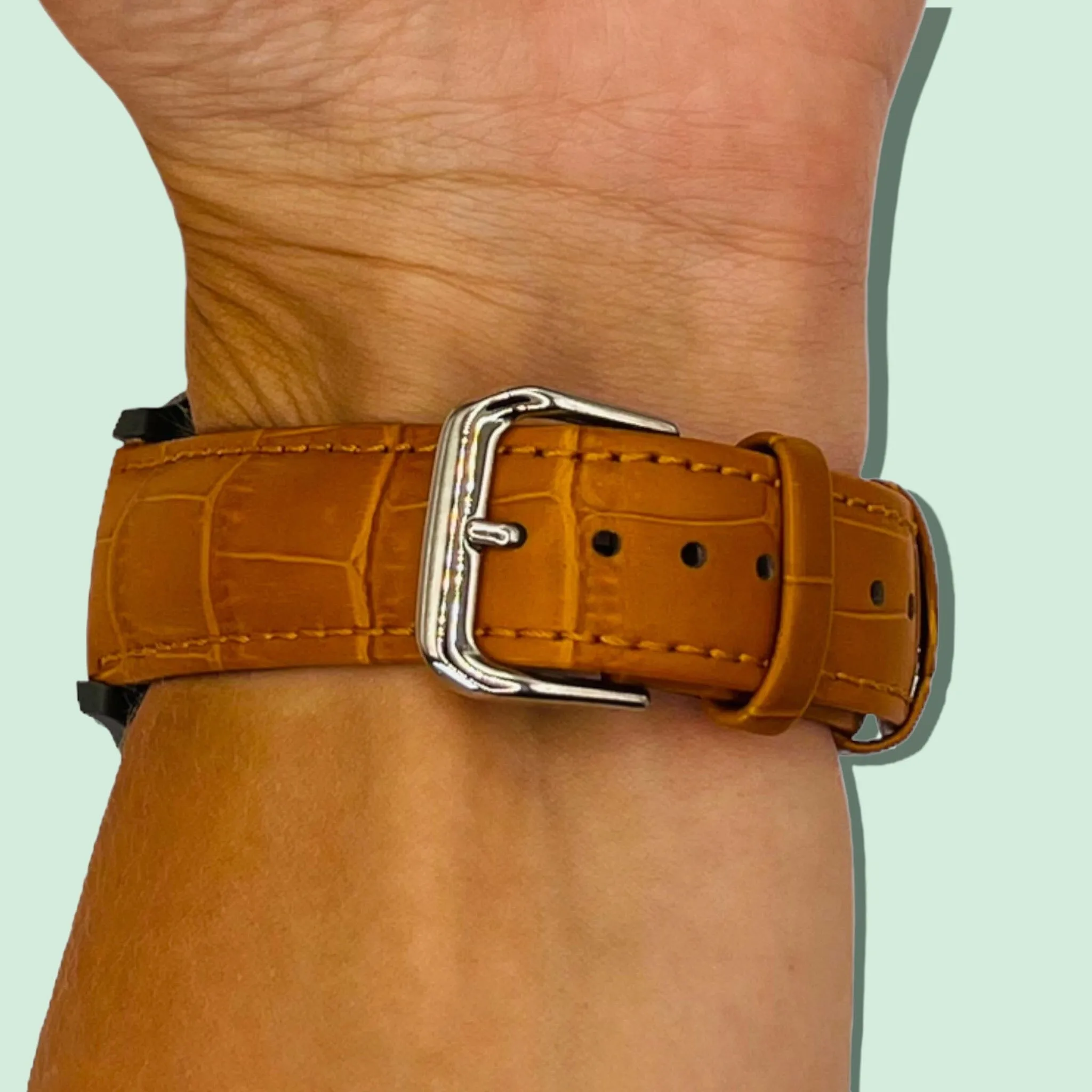 Snakeskin Leather Watch Straps Compatible with the Timex 20mm Range