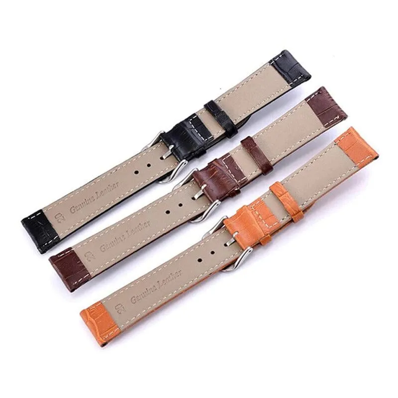 Snakeskin Leather Watch Straps Compatible with the Timex 20mm Range