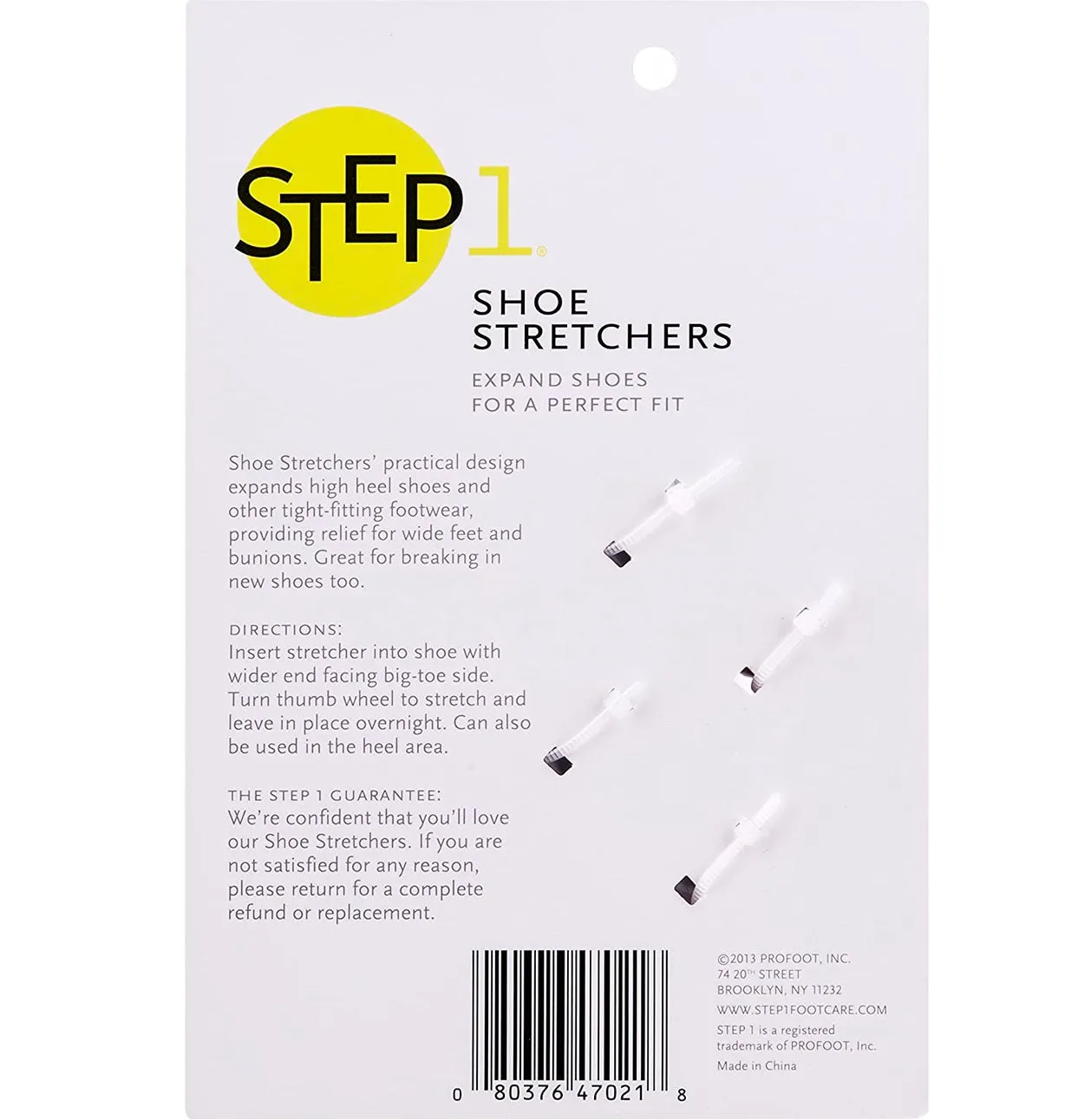 STEP 1 Shoe Stretchers, 1 Pair, Relieve Callus, Corn, Hammertoe, & Bunion Discomfort