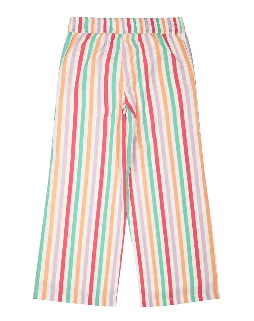 The Jodie Wide Leg Pants - Multi Stripe - KIDS