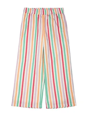 The Jodie Wide Leg Pants - Multi Stripe - KIDS