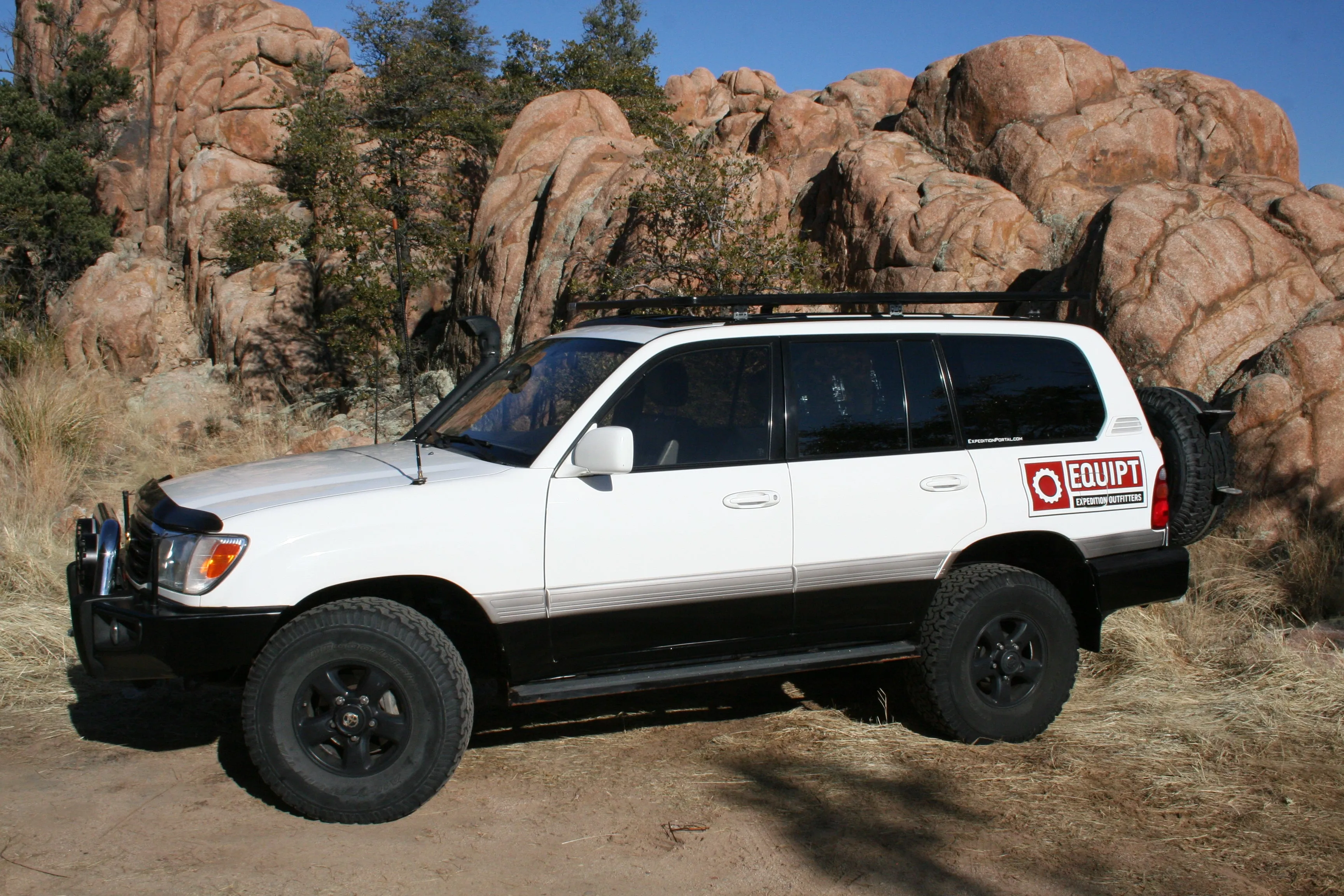 Toyota Land Cruiser 100 Series K9 Roof Rack Kit