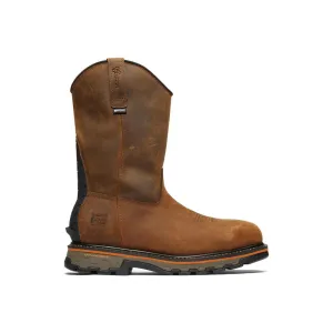 True Grit Composite-Toe Waterproof Pull-on Work Boot Brown