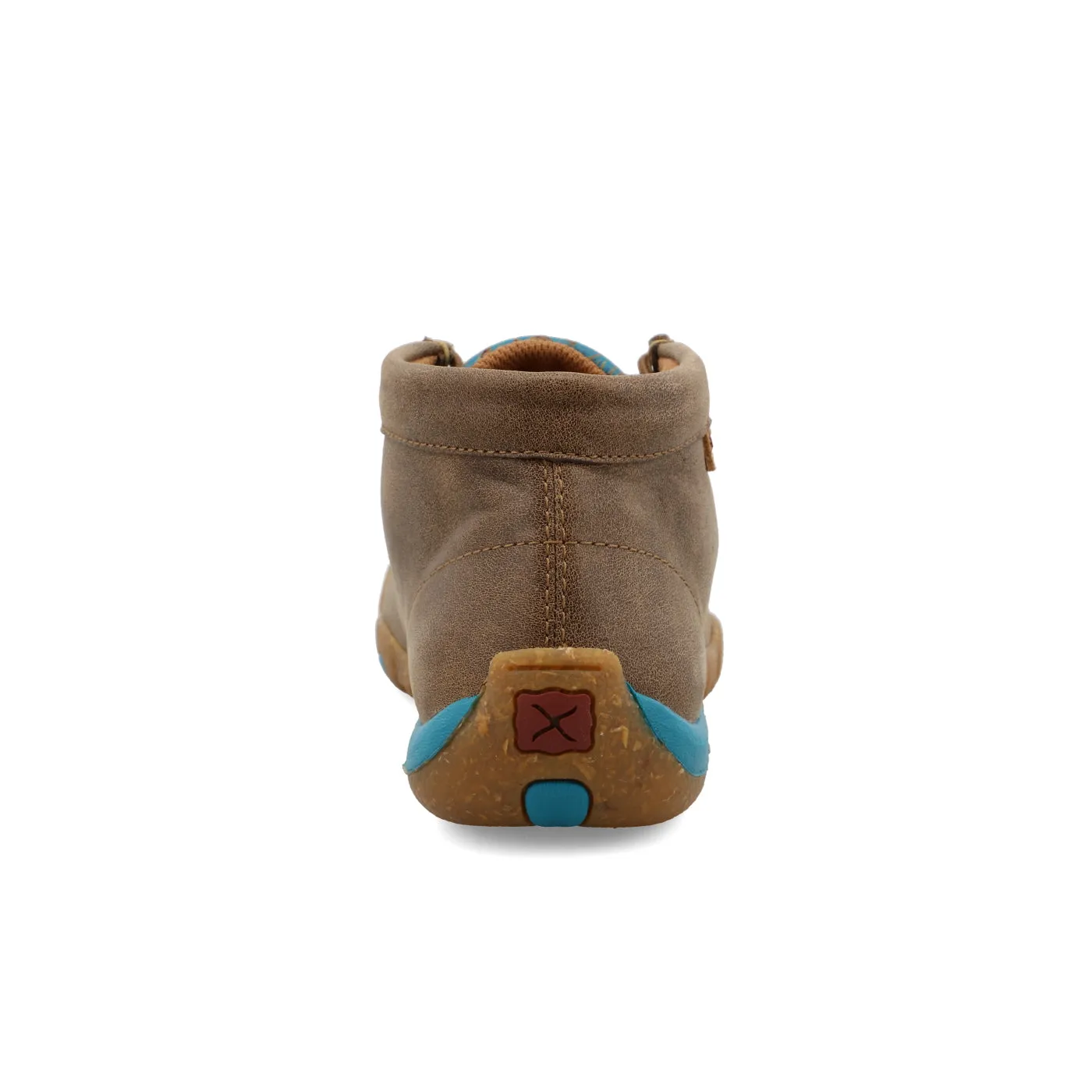 Twisted X Ladies Chukka Driving Moc Bomber & Turquoise Shoes WDM0148