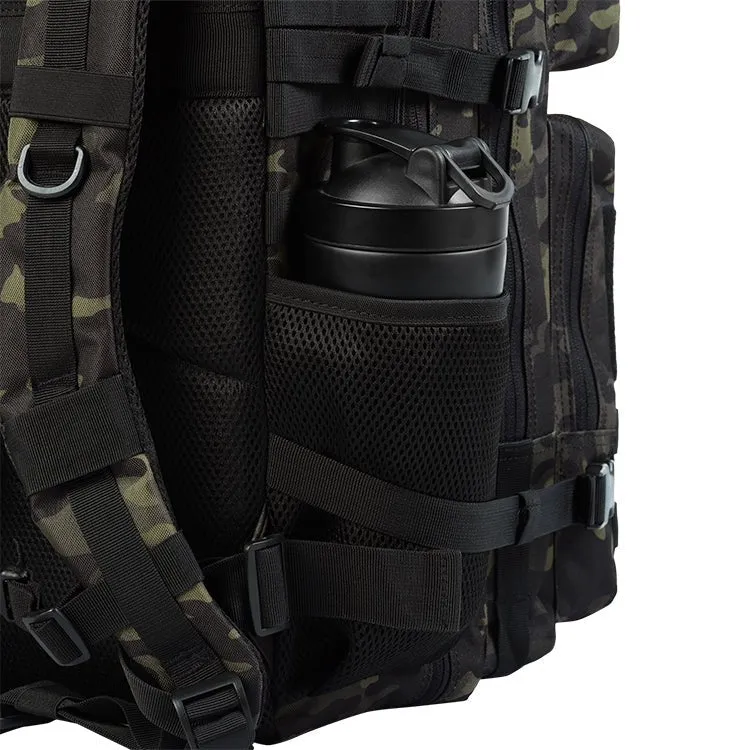 Urban Gym Wear Tactical Backpack 45L - Black Camo Print