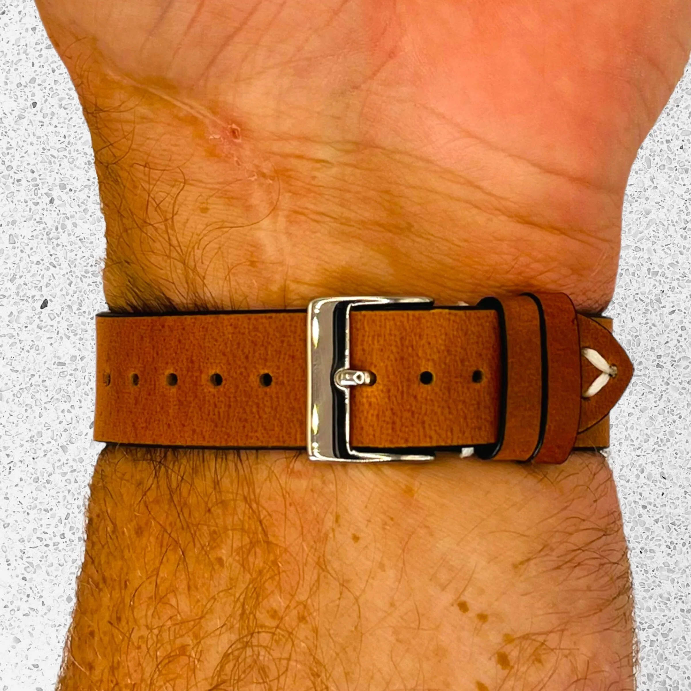 Vintage Oiled Leather Watch Straps Compatible with the Timex 22mm Range