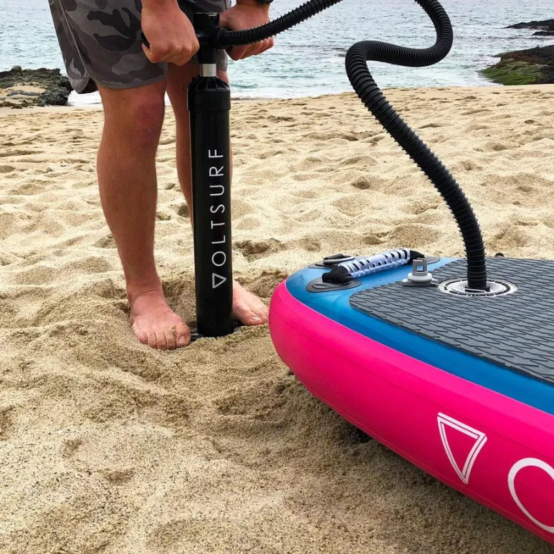 Voltsurf 11’0 Rover Stand Up Paddle Board Inflatable SUP - Pink Rail