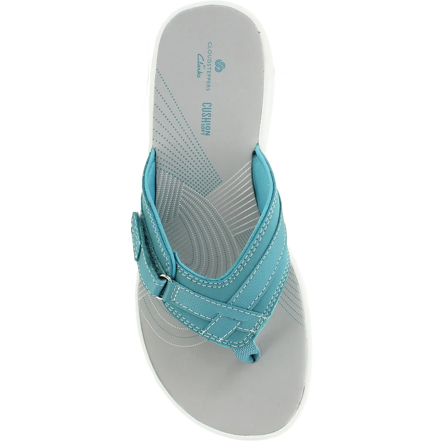 Women's Clarks Cloudsteppers Breeze Sea Aqua Synthetic