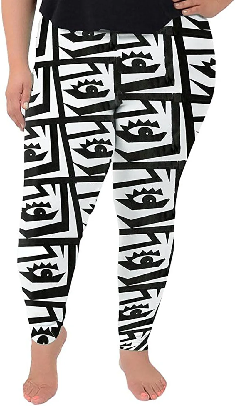 Women's Cotton Plus Size Leggings | Stretchy | X-Large - 7X | Made in The USA