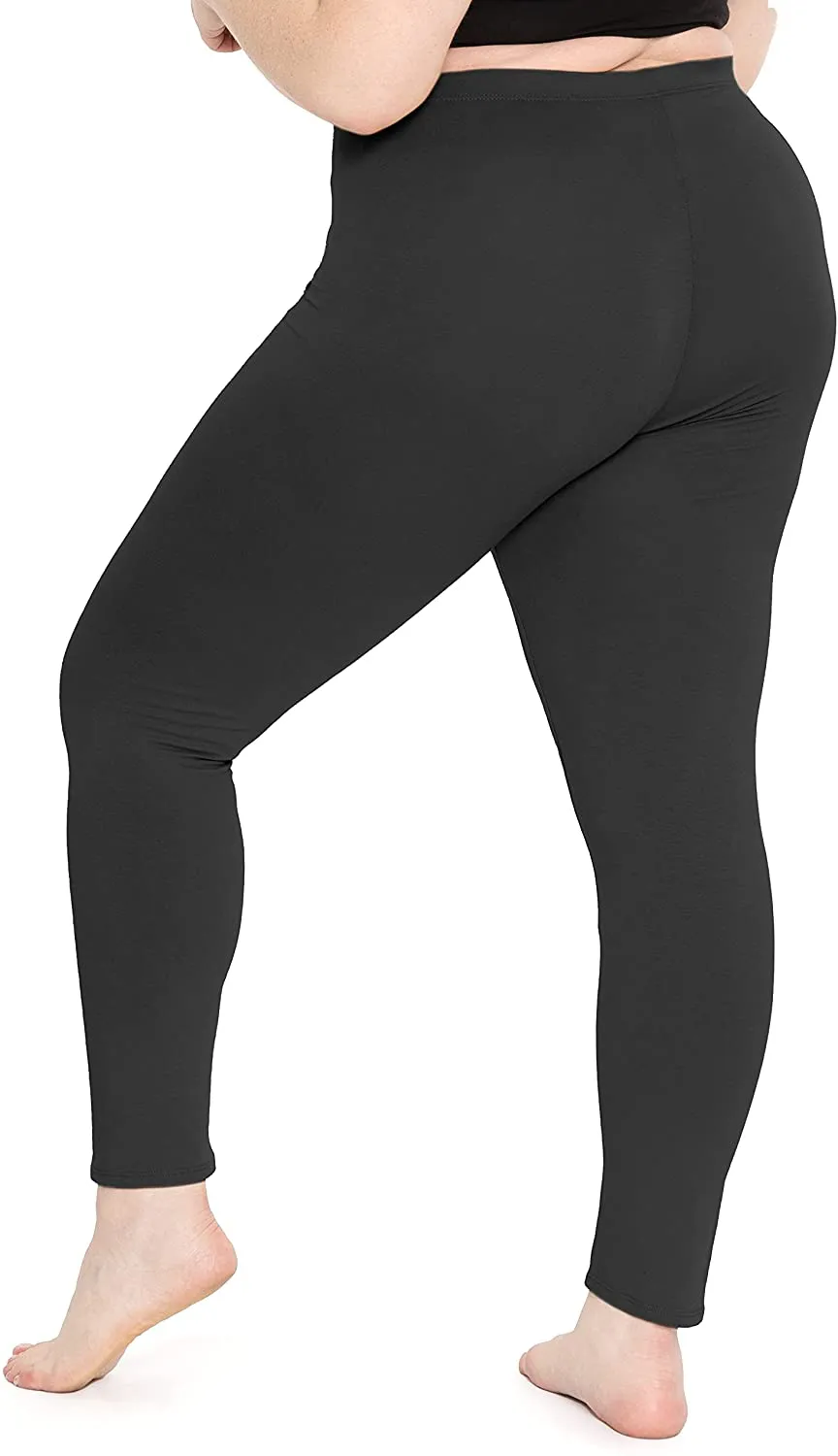 Women's Cotton Plus Size Leggings | Stretchy | X-Large - 7X | Made in The USA