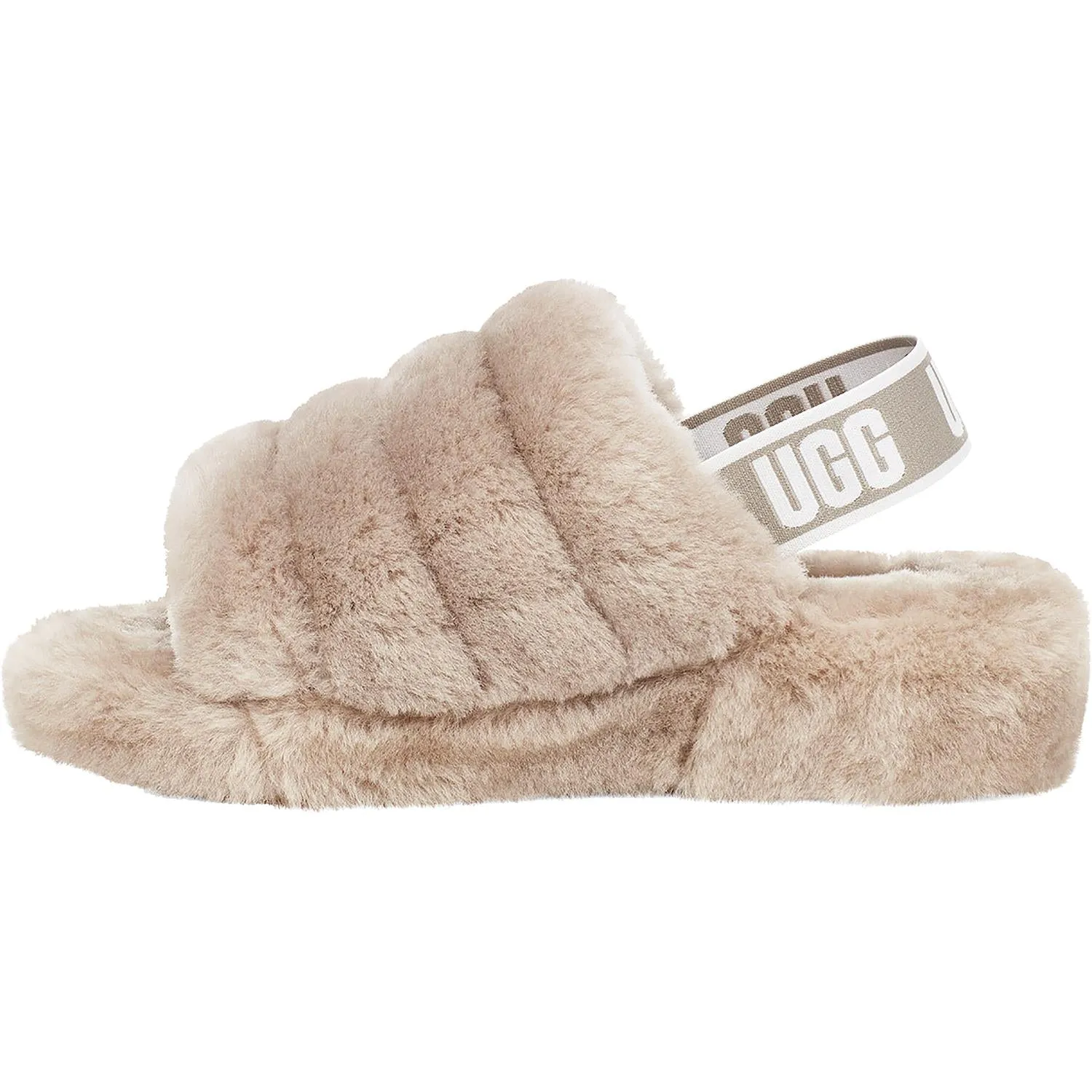 Women's UGG Fluff Yeah Slide Goat Sheepskin