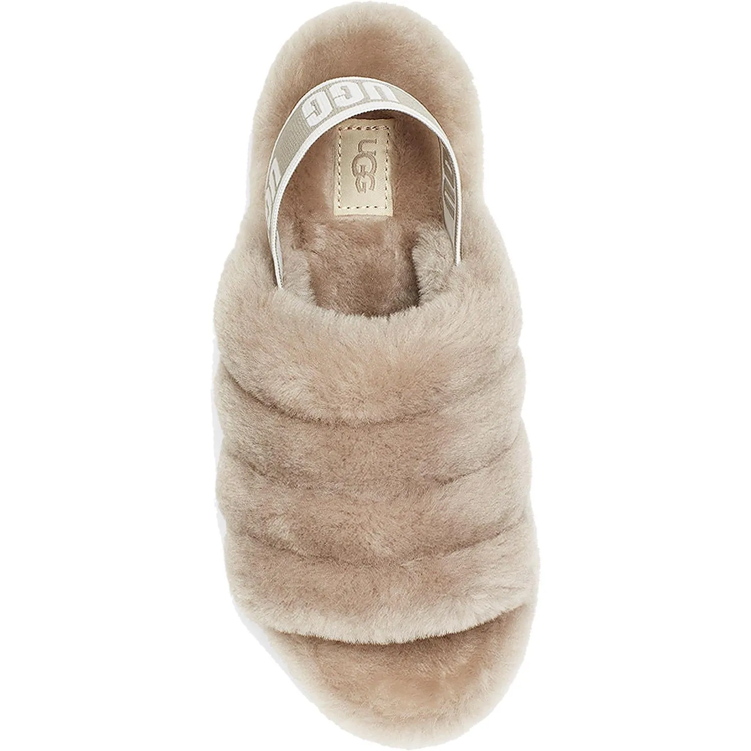 Women's UGG Fluff Yeah Slide Goat Sheepskin