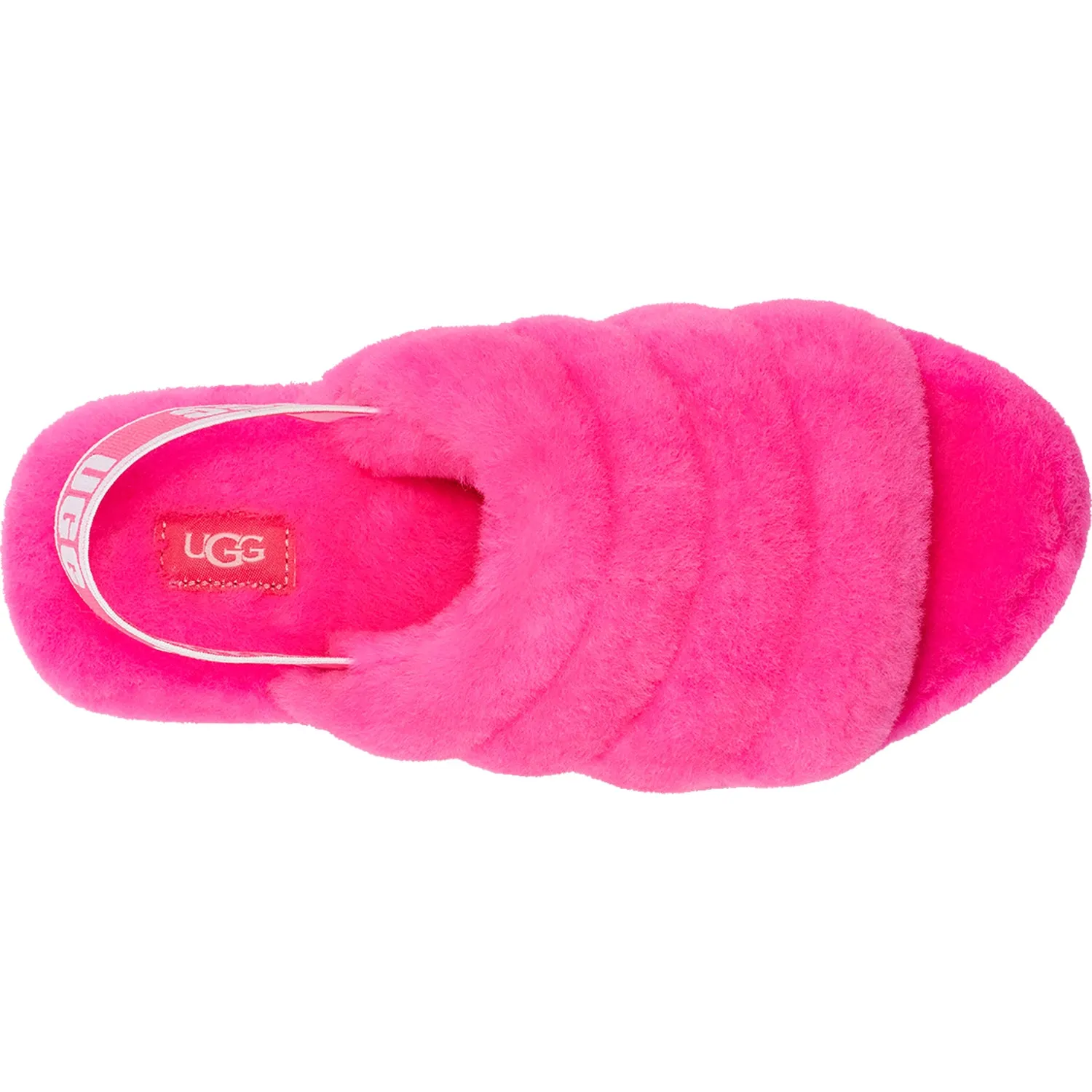 Women's UGG Fluff Yeah Slide Taffy Pink Sheepskin