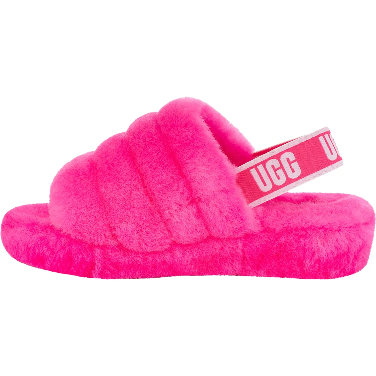 Women's UGG Fluff Yeah Slide Taffy Pink Sheepskin