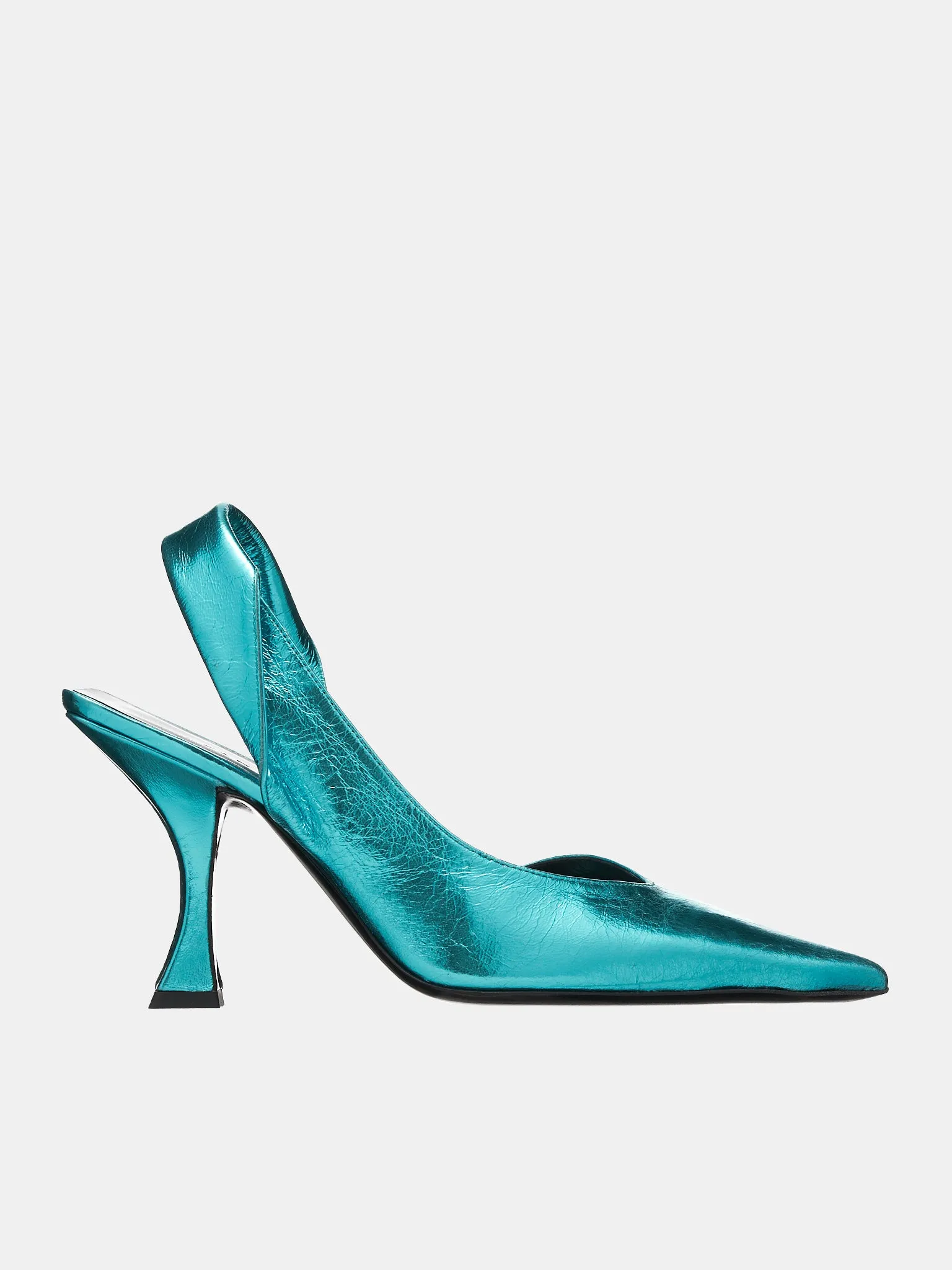 Yasha Heels (YASHA-METALLIC-LEATHER-AQUAMAR)